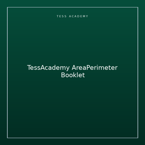 TessAcademy AreaPerimeter Booklet