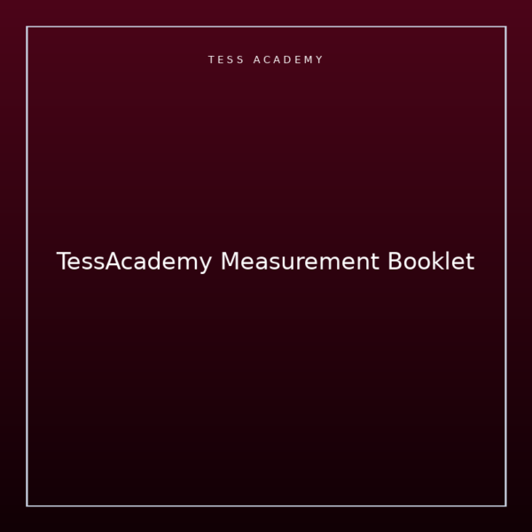 TessAcademy Measurement Booklet