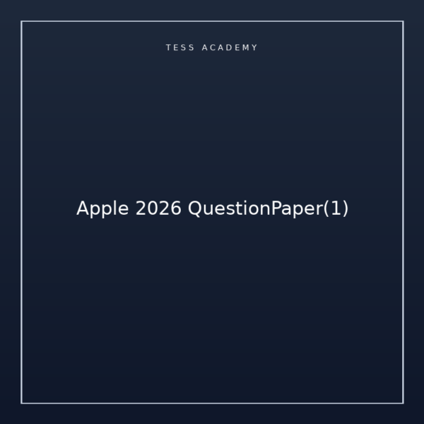 Apple 2026 QuestionPaper(1)
