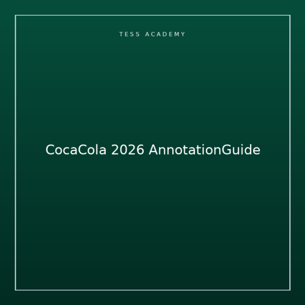 CocaCola 2026 AnnotationGuide