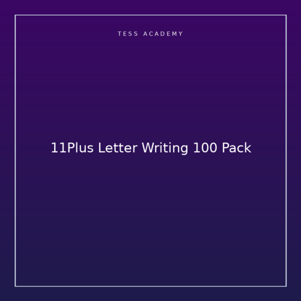 11Plus Letter Writing 100 Pack