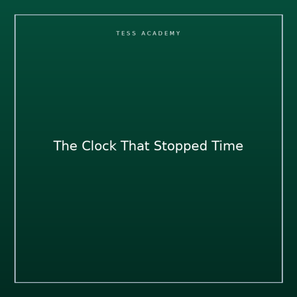 The Clock That Stopped Time