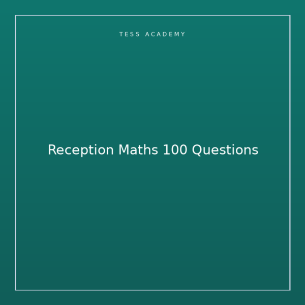 Reception Maths 100 Questions