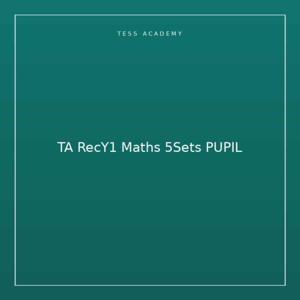 TA RecY1 Maths 5Sets PUPIL