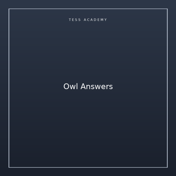 Owl Answers