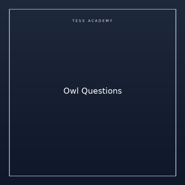 Owl Questions