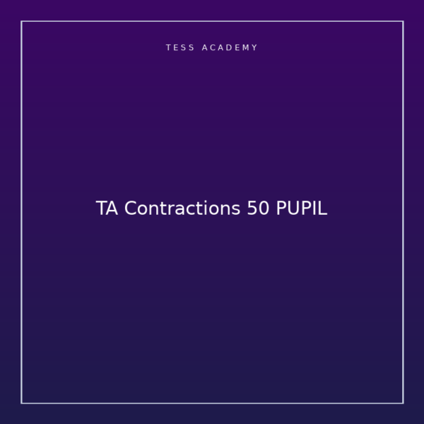 TA Contractions 50 PUPIL