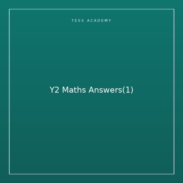 Y2 Maths Answers(1)