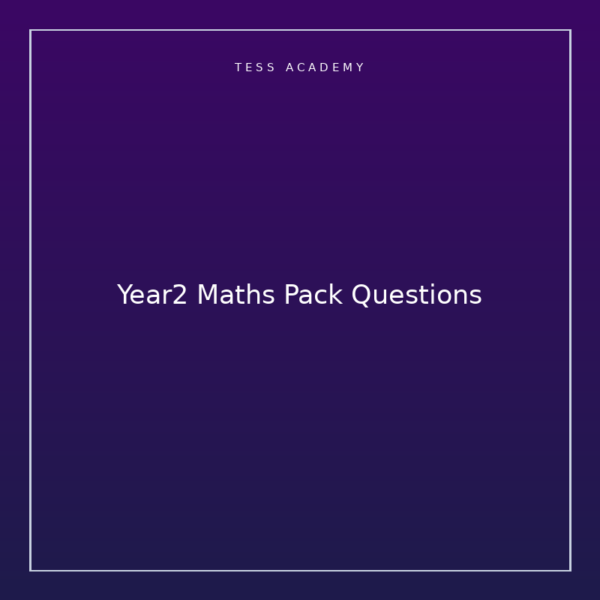 Year2 Maths Pack Questions